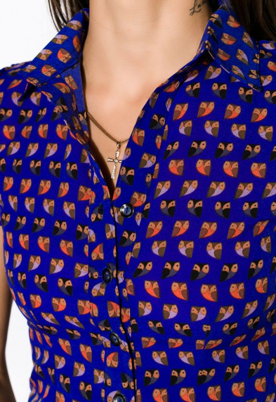 Блуза жіноча 118P159 (синій)