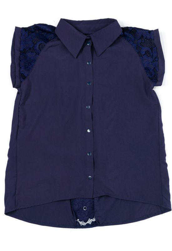 Блуза жіноча 120P379 junior (темно-синій)