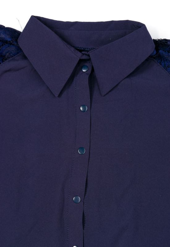Блуза женская 120P379 junior (темно-синий)
