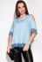 Блуза жіноча 147P001 (блакитний)