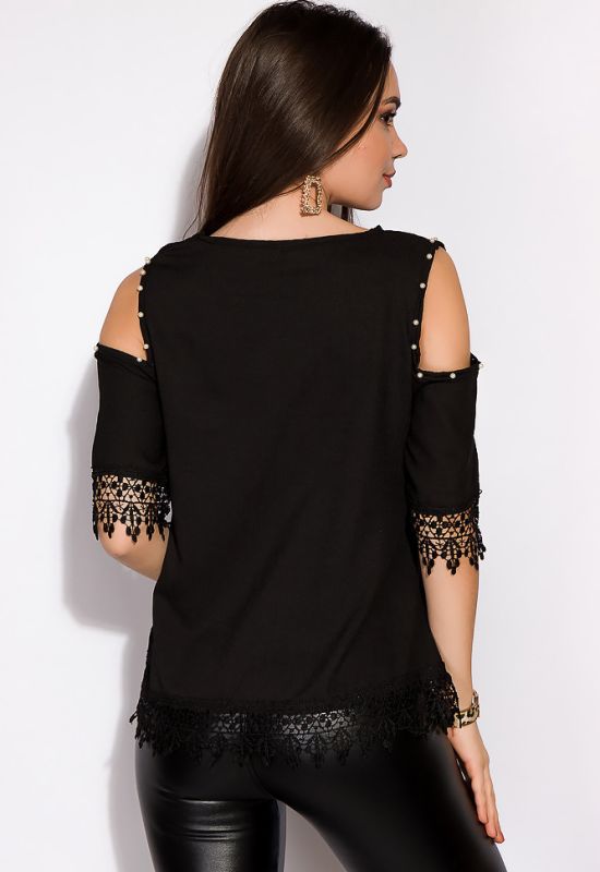 Блуза жіноча 147P001 (чорний)