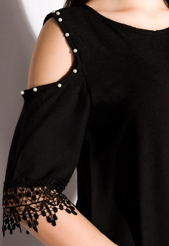 Блуза женская 147P001 (черный)