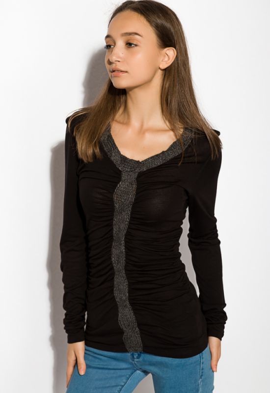 Блуза жіноча 516F294-1 (чорний)