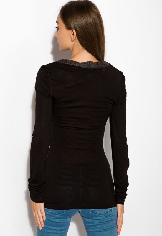 Блуза жіноча 516F294-1 (чорний)