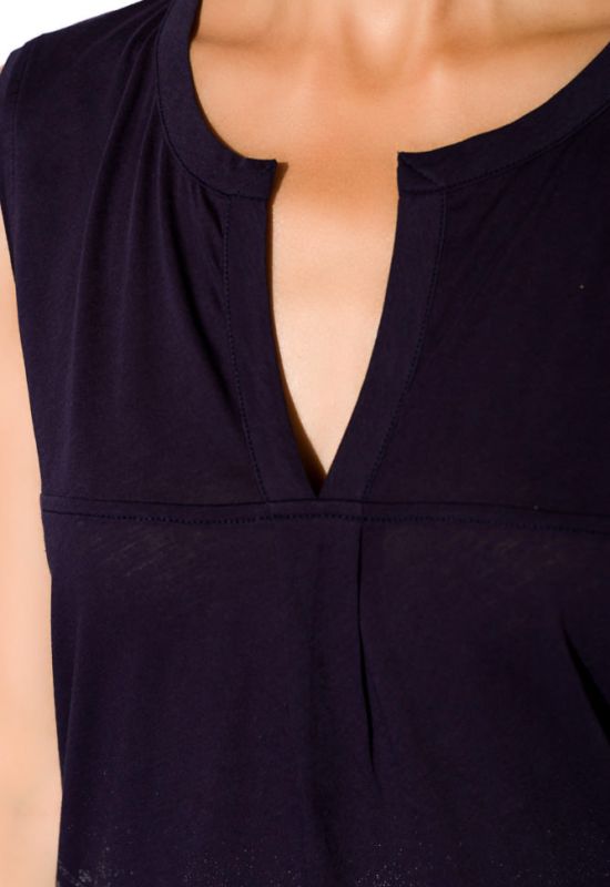 Блуза жіноча 516F452 (темно-синій)