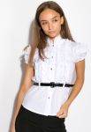 Блуза жіноча підліток 120P023 (білий)