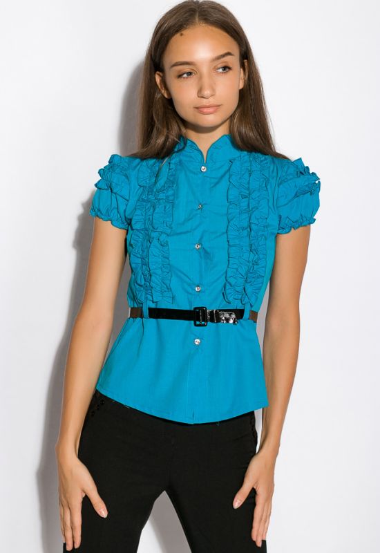 Блуза женская подросток 120P023 (голубой)