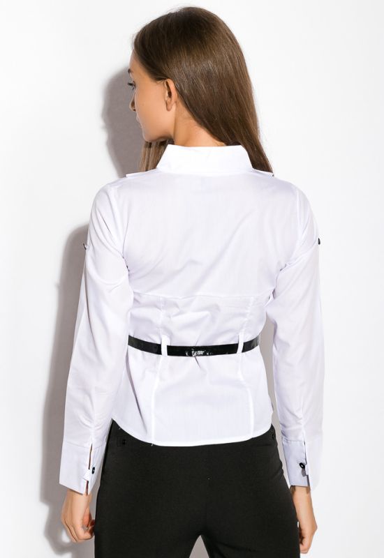 Блуза женская подросток 120P027 (белый)