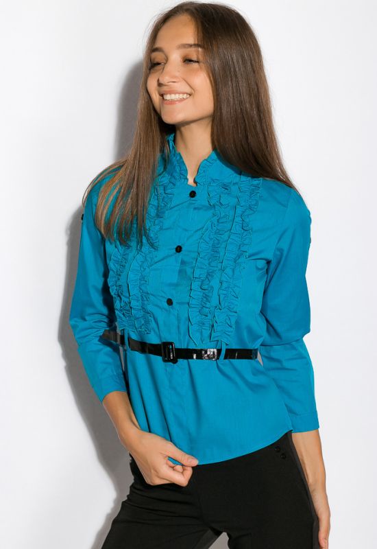 Блуза женская подросток 120P031 (голубой)