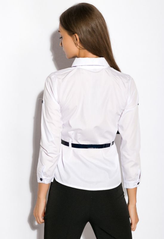 Блуза женская подросток 120P034 (белый)