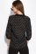 Блуза жіноча в горох 151PK1010 (чорний/білий)