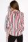 Блуза жіноча в смужку 148P1023 (білий/червоний)