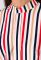 Блуза жіноча в смужку 148P1023 (білий/червоний)