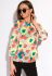 Блуза жіноча в квітковий принт 148P90005 (кораловий)