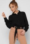 Блузка 32604-8 (черный)