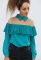 Блузка BK-7479-18 (бирюзовый)