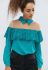 Блузка BK-7479-18 (бірюзовий)