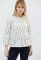 Блузка BK-7610-12 (білий/зелений)