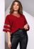 Блузка BK-7678-16 (марсала)