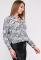 Блузка BK-7682-5 (белый/черный)