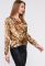 Блузка BK-7687-3 (леопардовый/кремовый)