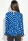 Блузка женская легкая 64PD170 (синий/белый)