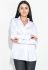 Блузка жіноча ніжна до тіла 64PD339-1 (білий)