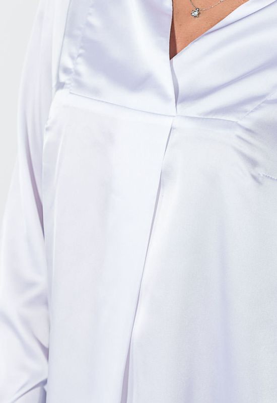 Блузка жіноча ніжна до тіла 64PD339-1 (білий)