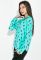 Блузка женская принт Бантик 64PD250 (ментоловый)