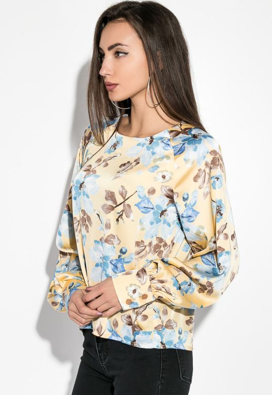 Блузка жіноча з квітковим принтом 64PD360 (жовтий)