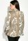 Блузка женская с узорами и длинным рукавом 81P1124 (кремовый)