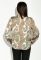 Блузка женская с узорами и длинным рукавом 81P1124 (кремовый)
