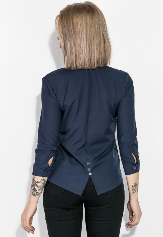 Блузка жіноча стильна 72PD188 (темно-синій)