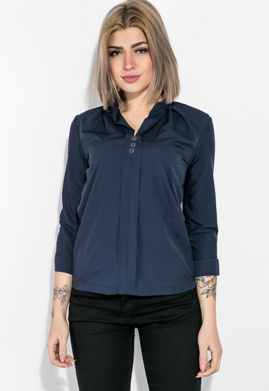 Блузка женская стильная 72PD188 (темно-синий)