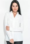 Блузка женская свободного покроя 64PD339 (молочный)