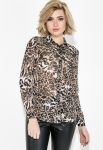 Блузка женская тигровая 64PD3411 (тигровый)