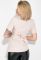 Блузон женский с поясом короткий рукав 64P228-2 (кремовый)