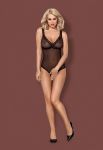 Боди Obsessive 839-TED-1 crotchless teddy (черный) Боди Obsessive 839-TED-1 crotchless teddy (черный)