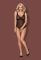 Боді Obsessive 839-TED-1 crotchless teddy (чорний)