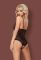 Боді Obsessive 839-TED-1 crotchless teddy (чорний)