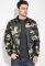 Бомбер чоловічий мілітарі 147V001 (гірчичний/зелений)
