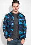 Бомбер мужской милитари 147V001 (синий/голубой)