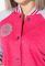 Бомбер женский 82PD201-1 (малиновый)