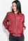 Бомбер жіночий 72PD191 (бордовий)