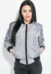 Бомбер жіночий 72PD191 (сірий)