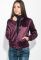 Бомбер женский однотонный 206V001 (фиолетовый)