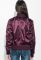Бомбер женский однотонный 206V001 (фиолетовый)