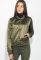 Бомбер жіночий однотонний 206V001 (хакі)