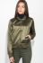 Бомбер женский однотонный 206V001 (хаки)