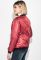 Бомбер жіночий однотонний стьобаний 72PD120 (бордовий)
